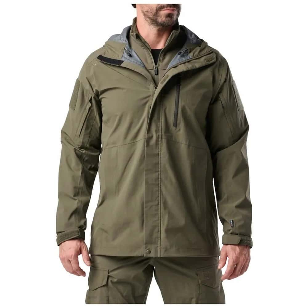 Men's waterproof jacket brown - perfect protection in any weather