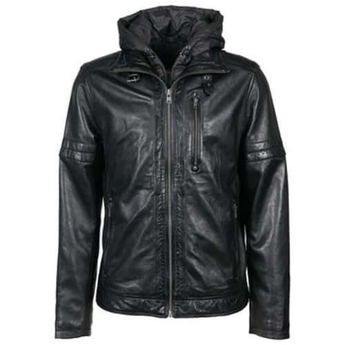 Ricco Men's Leather Jacket - Elegance and Style in Size 52