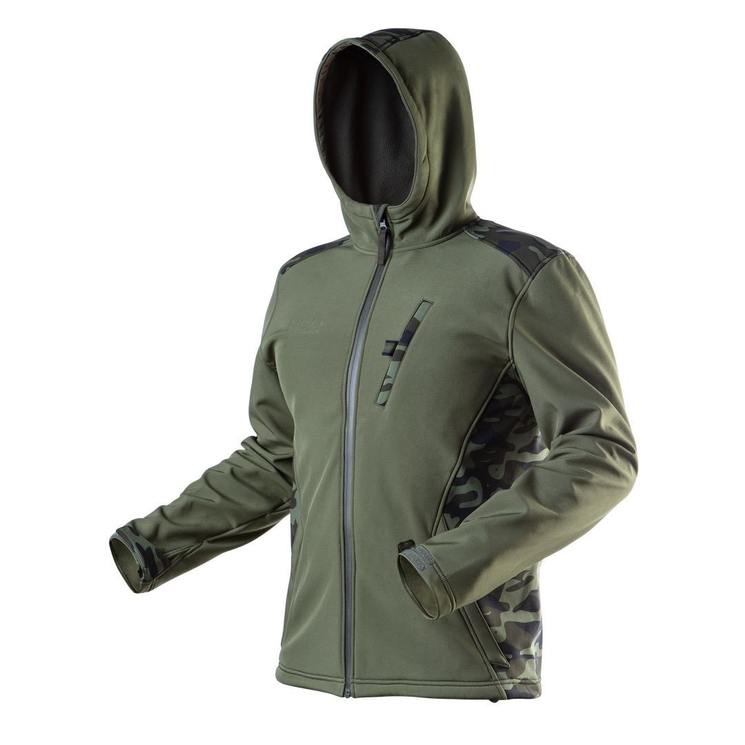 NEO Softshell jacket CAMO, size L - ideal for outdoor