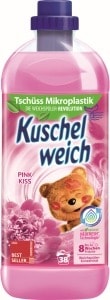 Kuschelweich Pink Kiss - Fabric softener 1L - Softness and freshness for your clothes