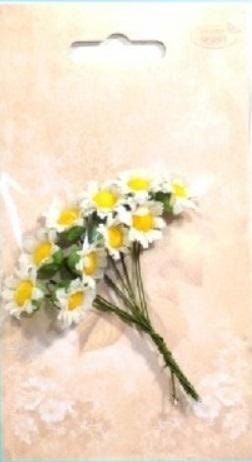 Paper flowers daisies - bundle of 10 pieces - ideal for decorations