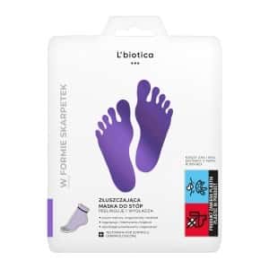 L'Biotica Exfoliating foot mask in socks - ideal care