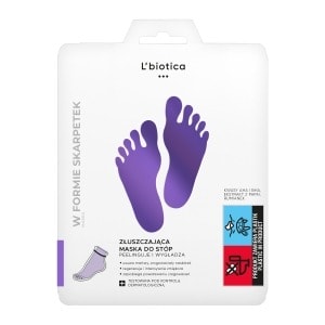 L'Biotica Exfoliating foot mask in socks - ideal care
