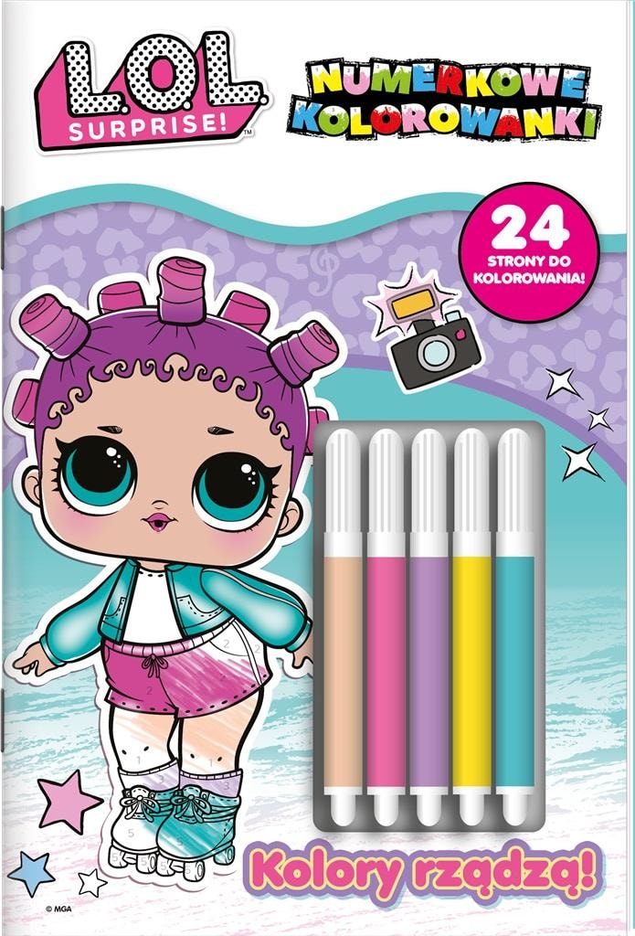 L.O.L. Surprise! Number coloring books part 4 - creative fun for kids