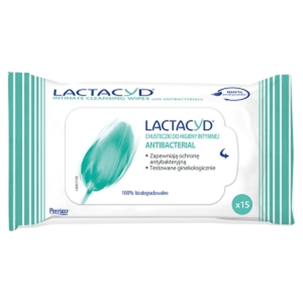 Lactacyd Antibacterial - Intimate hygiene wipes with antibacterial action