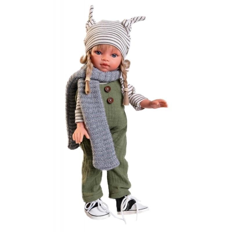 Antonio Juan Doll Emily in overalls 33 cm