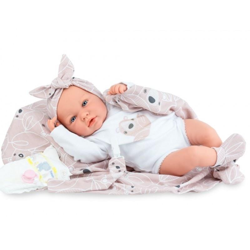 Marina & Pau Spanish doll Ane Polar with blanket 45 cm