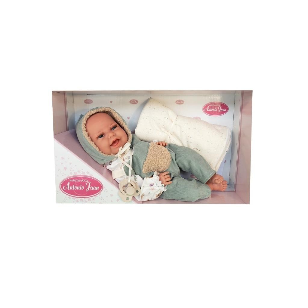 Spanish doll Antonio Juan Clara 34 cm - soft belly, perfect for cuddling