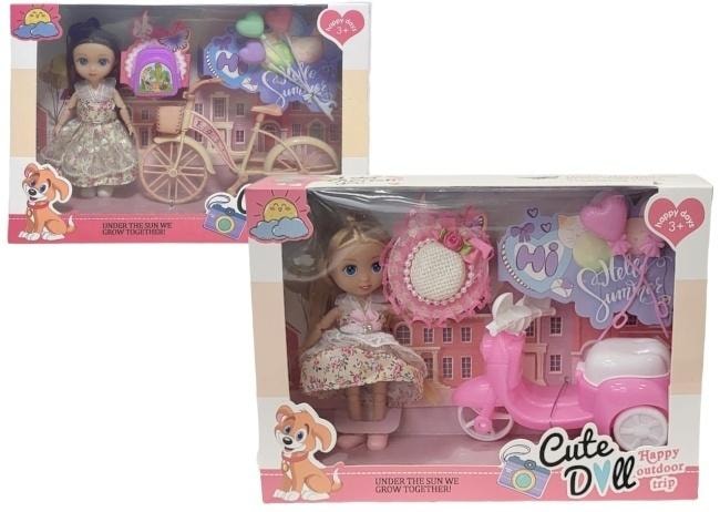 Doll MIX - girl with accessories - perfect as a gift