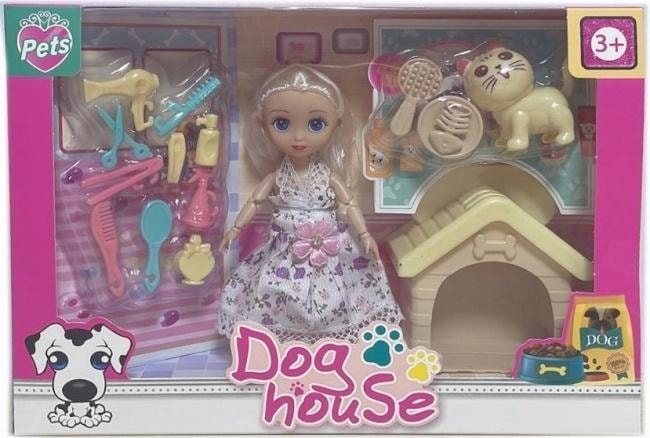 Doll with kitten - Creative play set