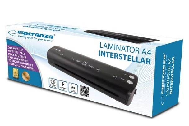 Esperanza Laminator A4 Interstellar - Secure your documents today!