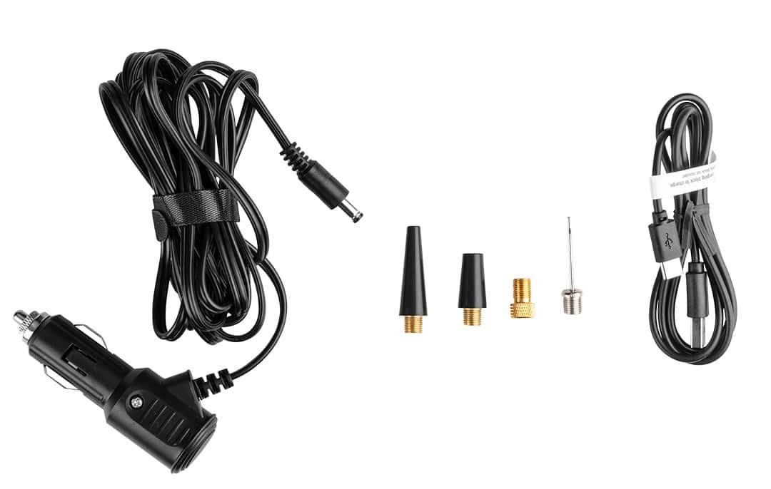 NEO TOOLS Rechargeable lamp 800 lm with compressor 4in1 - reliable lighting and compression in one