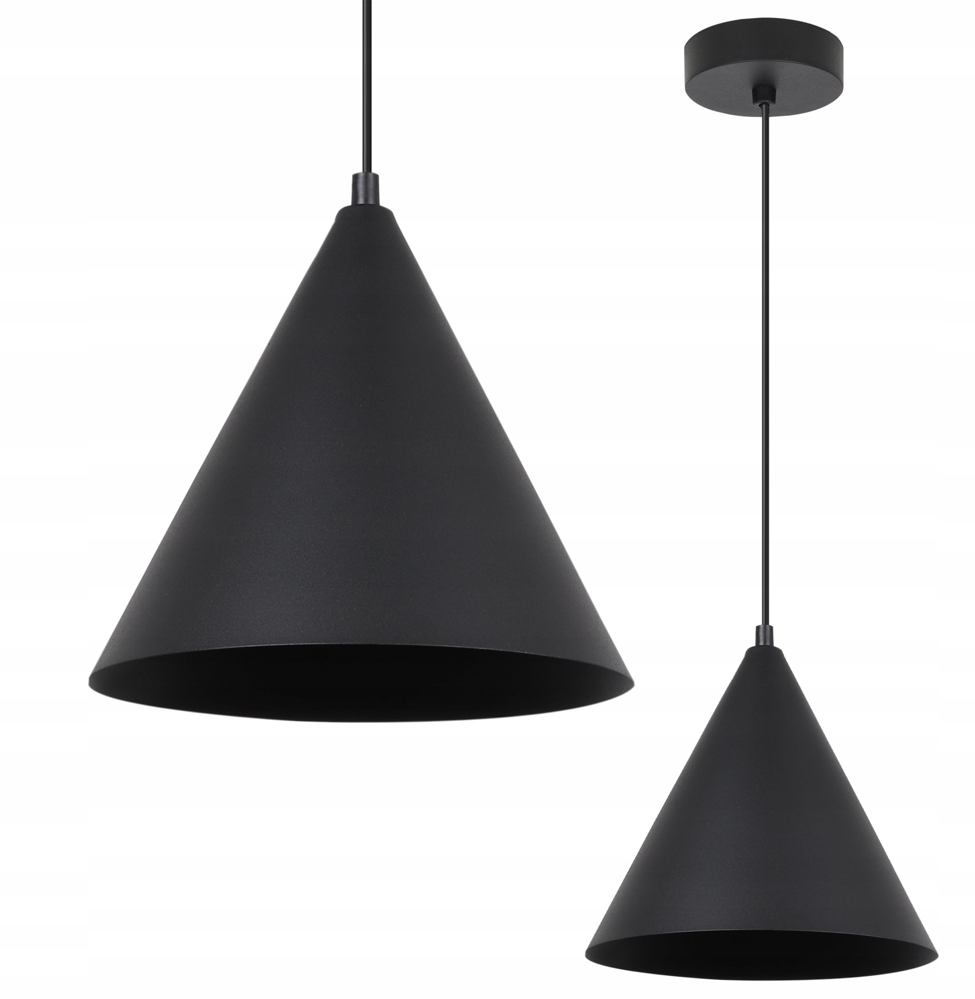 Pendant lamp Bral 25 Black - modern design