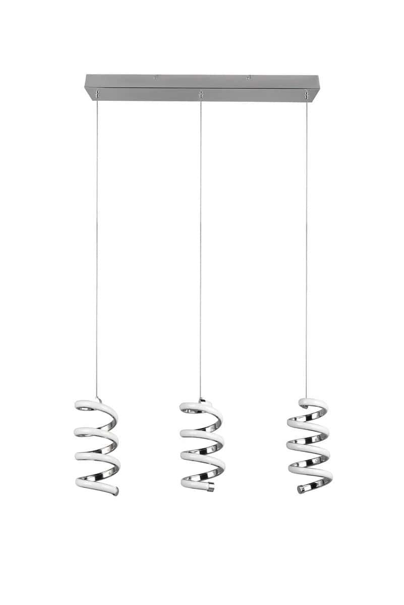 Pendant Lamp Four-Lamp Silver - modern lighting for your home