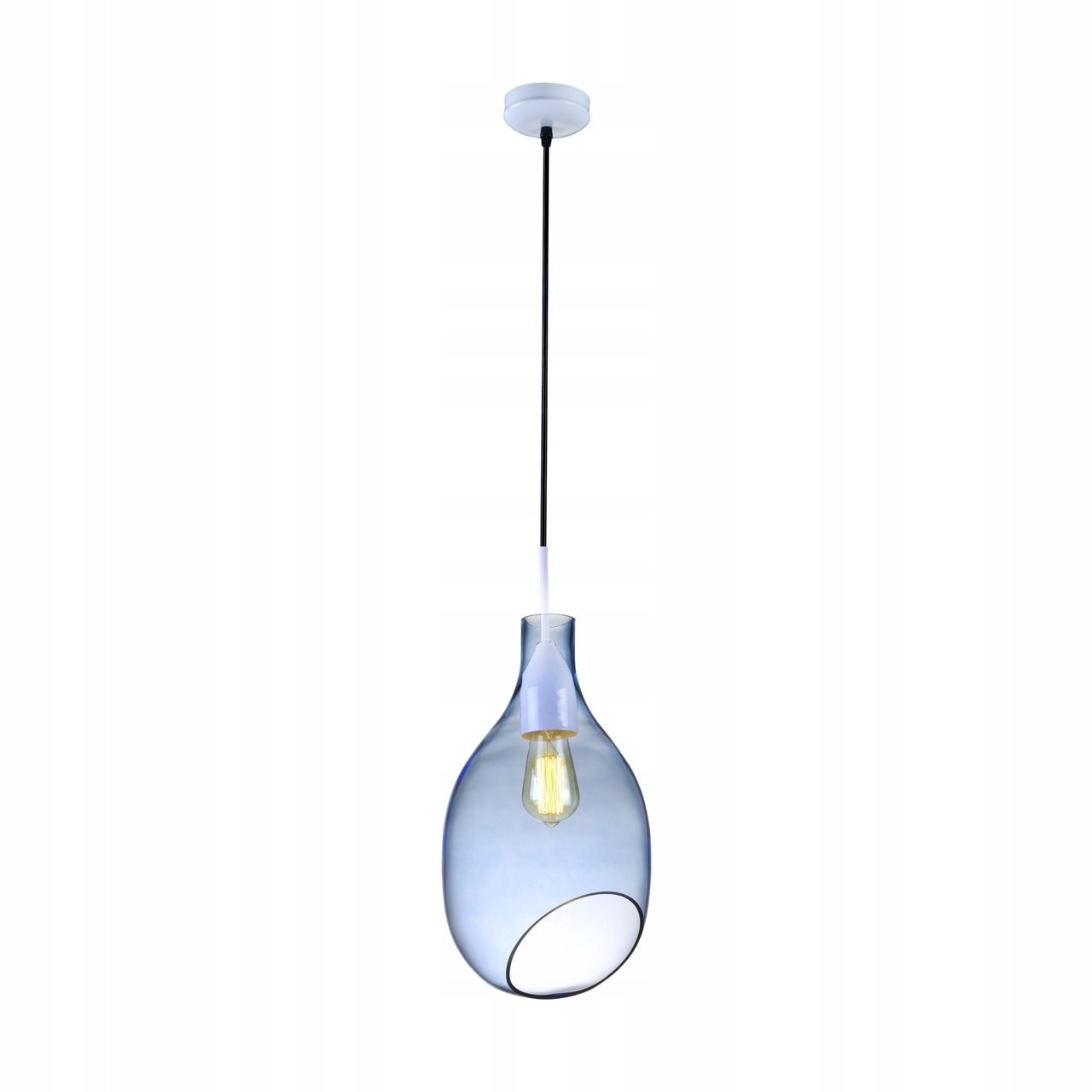 Moon Blue Hanging Lamp - modern design in blue