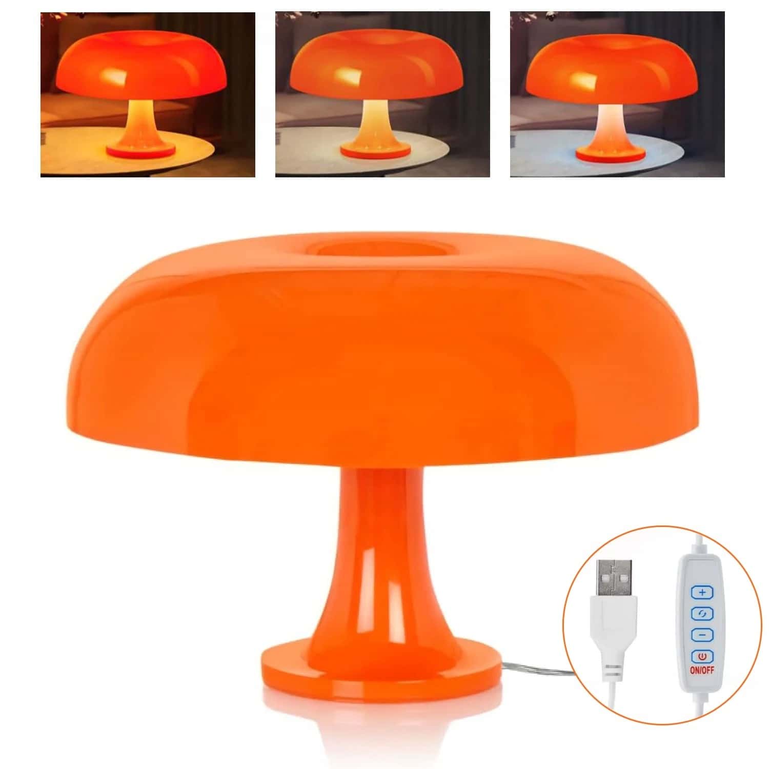 Aurora LED Desk Lamp 2.5W - orange, perfect for reading
