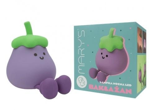 MARY'S LED Eggplant Night Light - stylish and functional