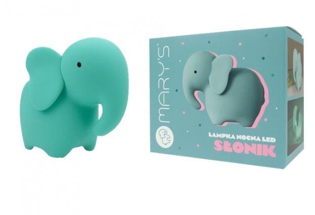 Marys LED night light elephant turquoise - ideal for children's room