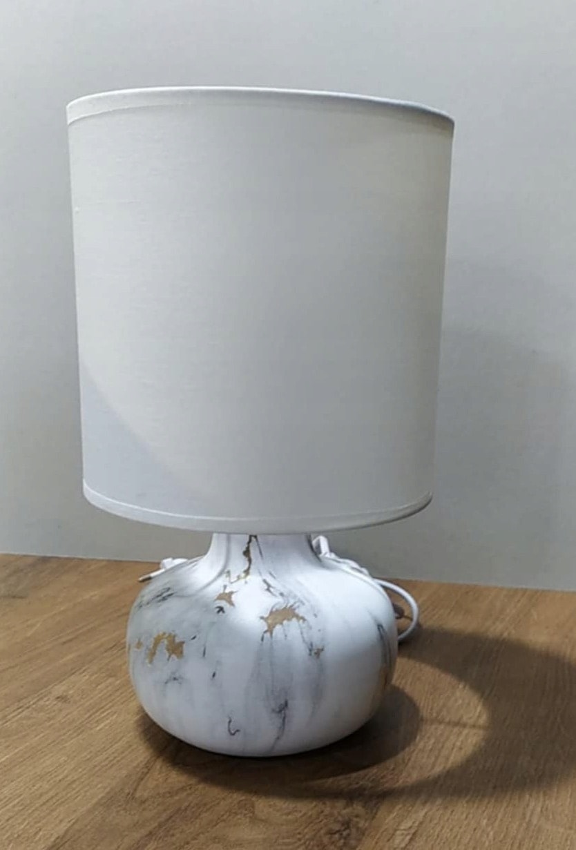 Luna White Table Lamp - perfect for bedroom