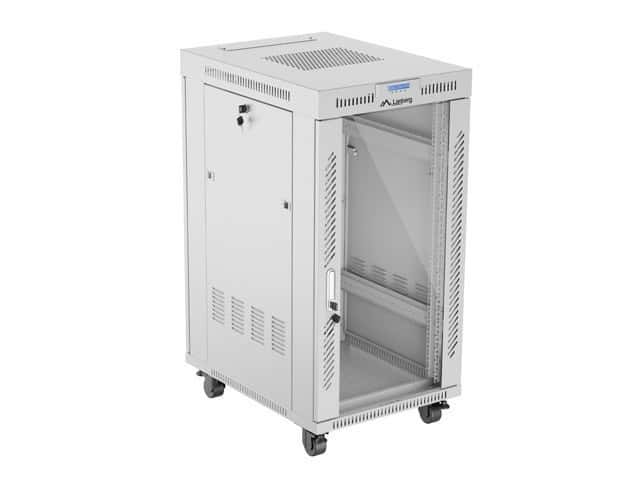 Lanberg Standing Rack Cabinet 19" 22U - ideal for server rooms