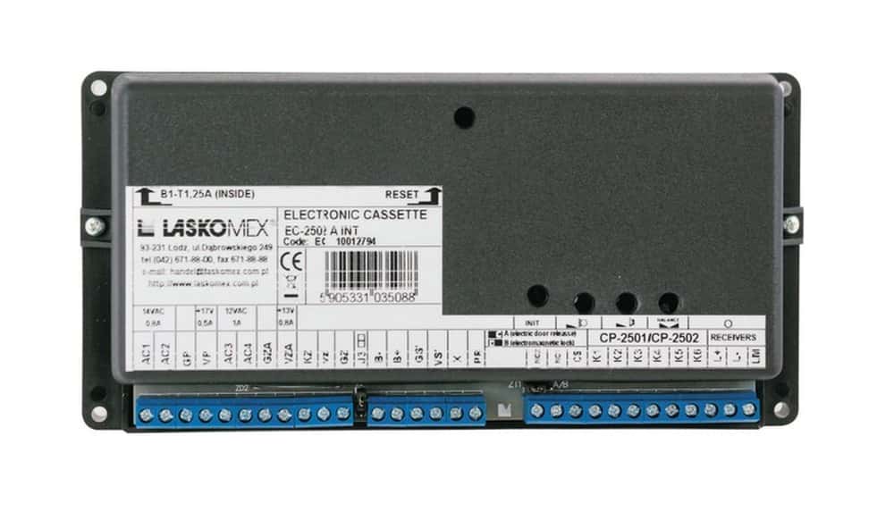 Laskomex EC-2502AR - Electronics cassette with charging and RFID/Dallas support