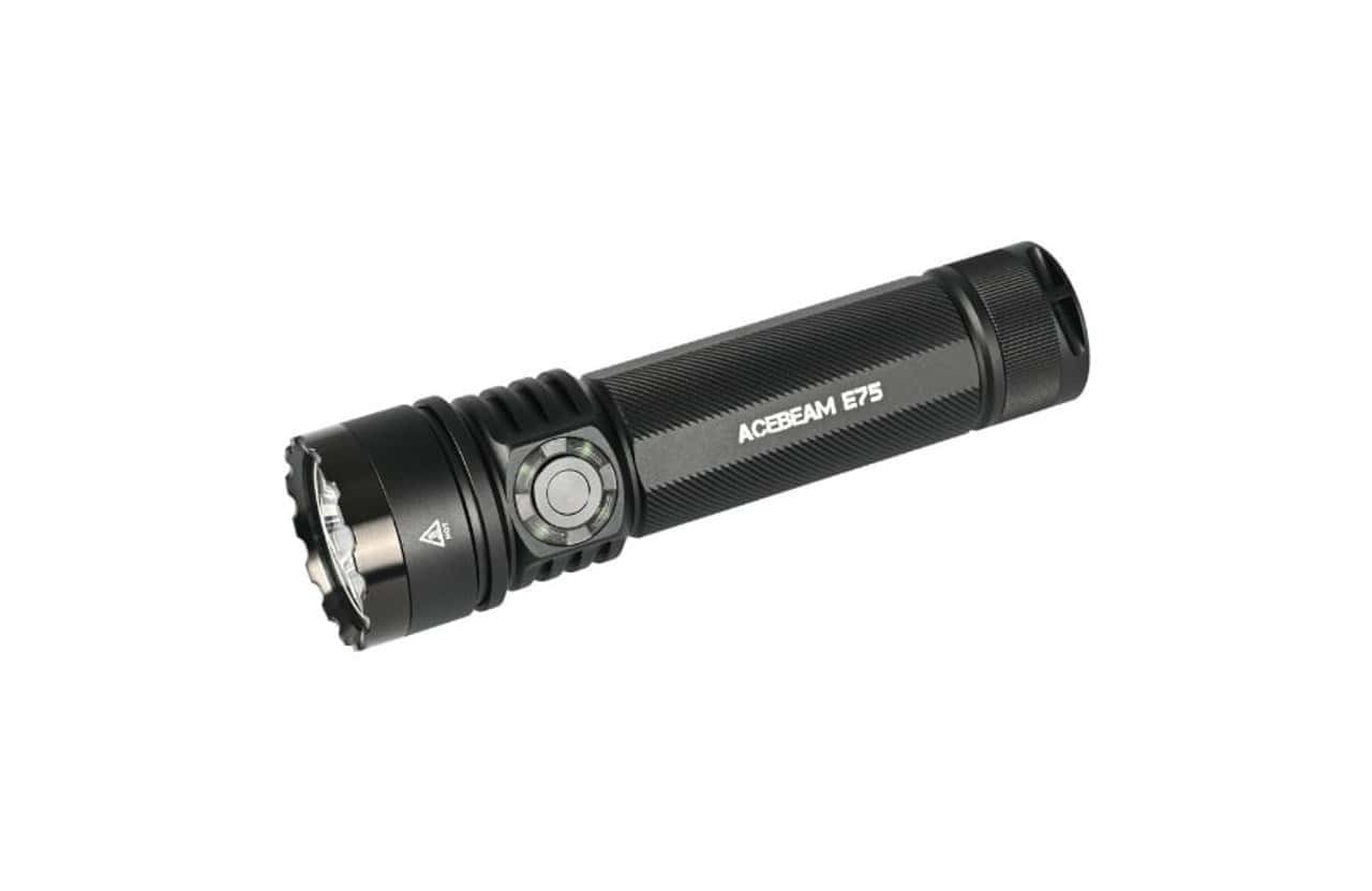 AceBeam E75 5000K Black - High-Performance Flashlight