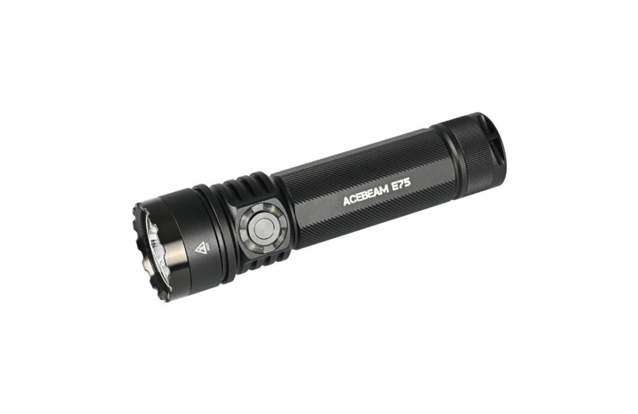 AceBeam E75 5000K Black - High-Performance Flashlight
