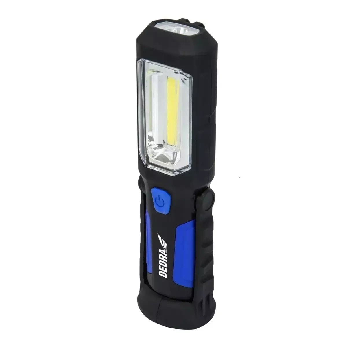 DEDRA Rechargeable flashlight 3W COB LED + 1W LED with USB power supply