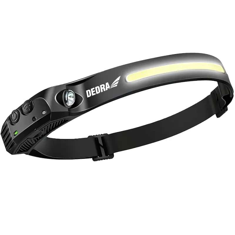 Headlamp Headband 300lm with motion sensor - perfect for running