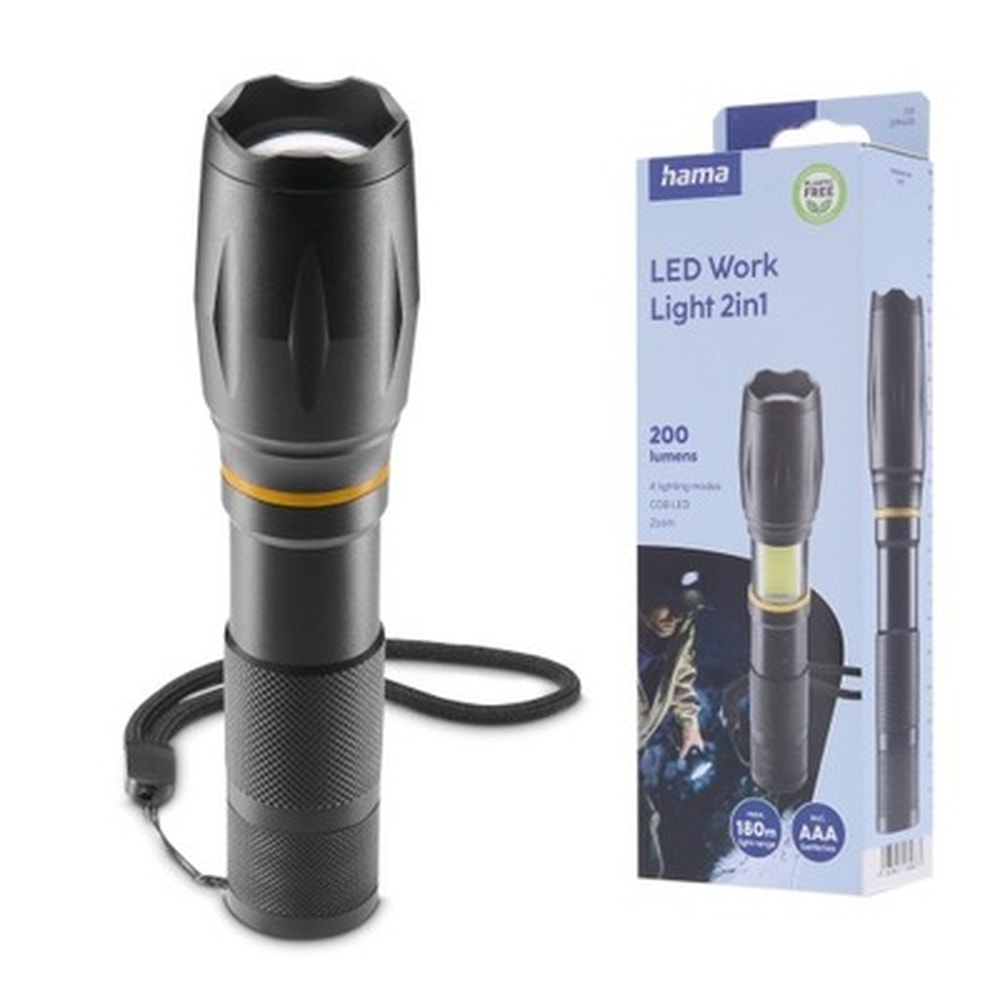 HAMA FL250 LED Flashlight - reliable light source