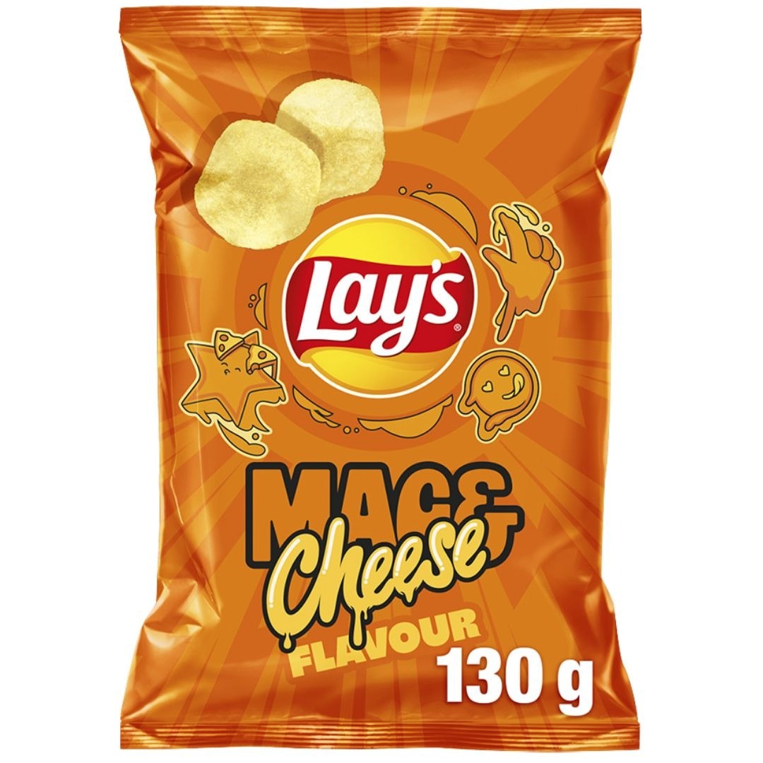 Lays Chips Mac & Cheese 130g - perfect snack for any occasion