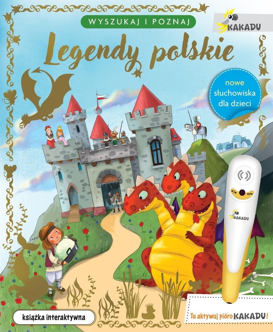 Polish Legends. Search and Discover. Kakadu - Interactive book for children