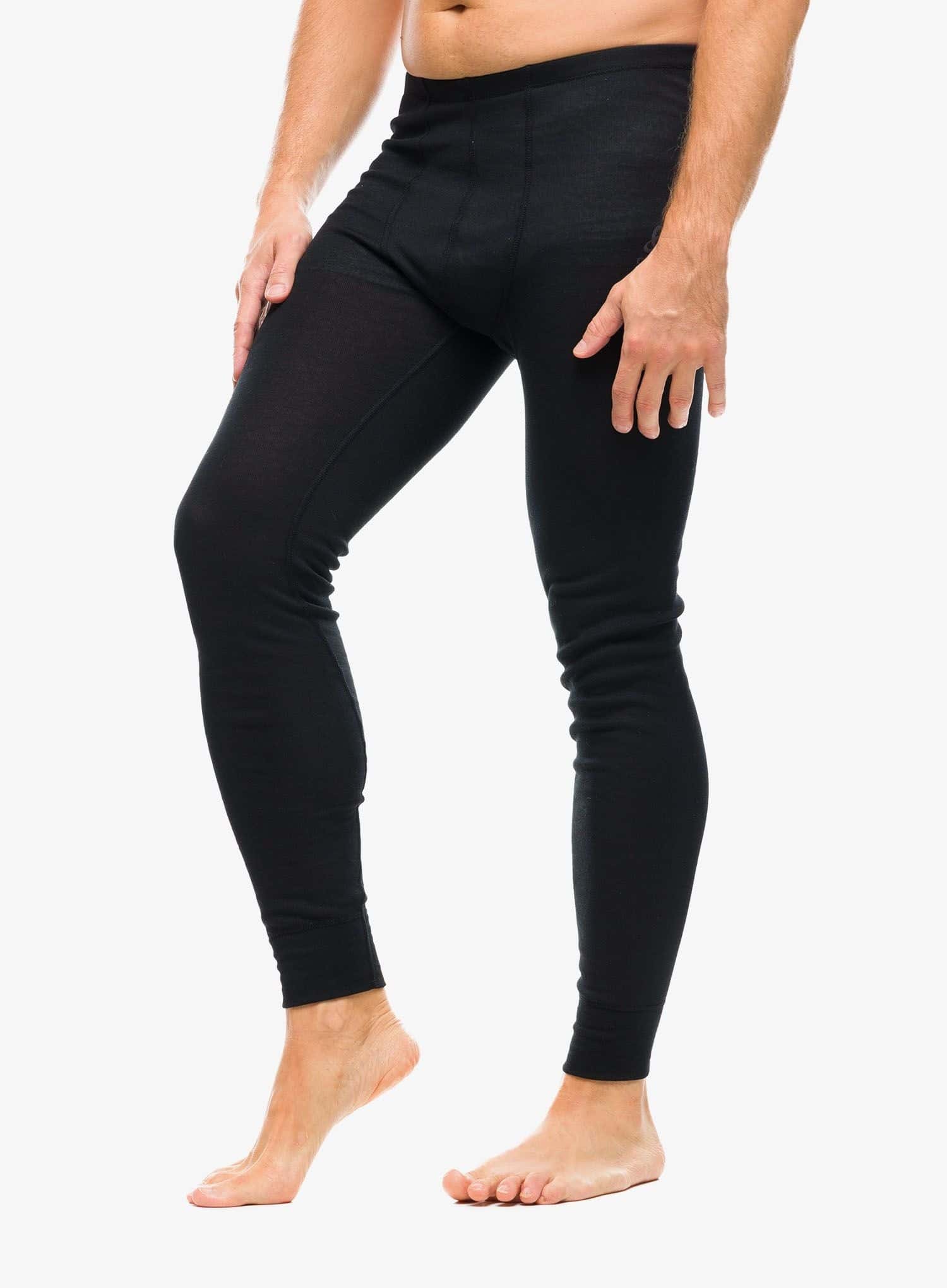 Odlo Men's Leggings Active Warm Eco Long - Black, perfect for winter activities