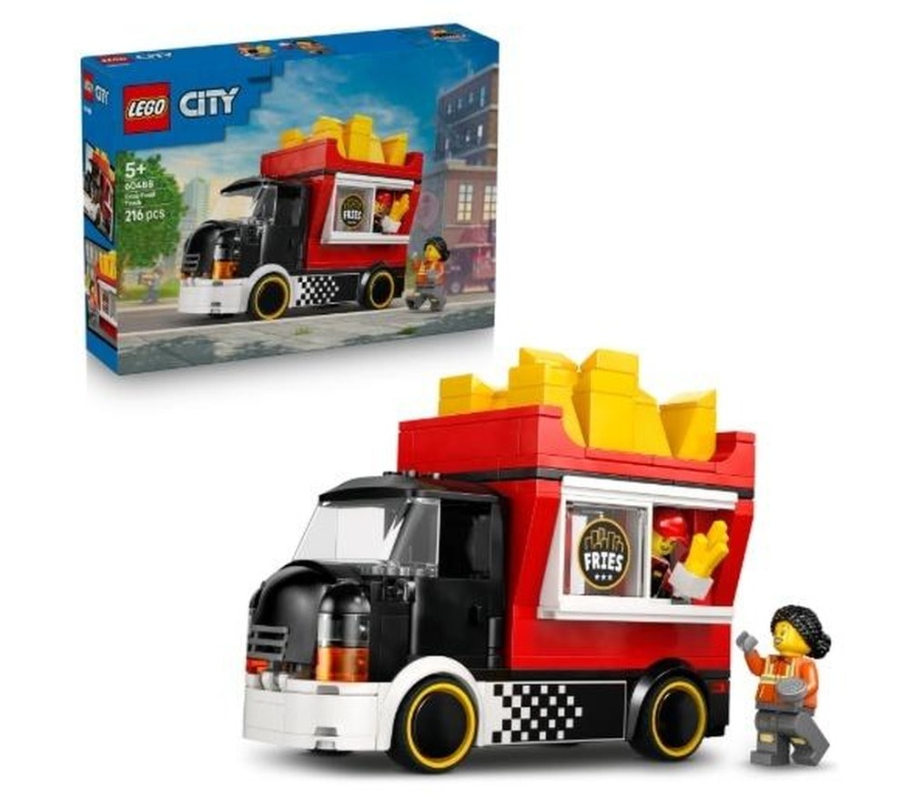 LEGO City Fries Food Truck - 216-piece set for little chefs