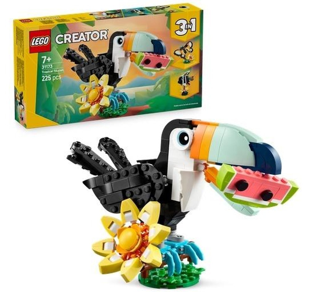 LEGO Creator 3in1 Wild Animals: Tropical Toucan - Build your own tropical world!