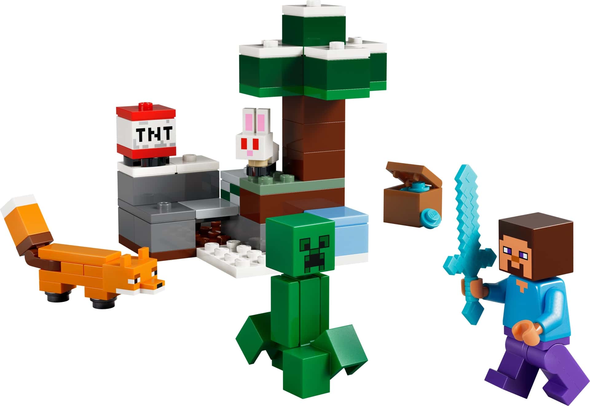 LEGO Minecraft Steve’s Taiga Adventure - Bricks for creative kids
