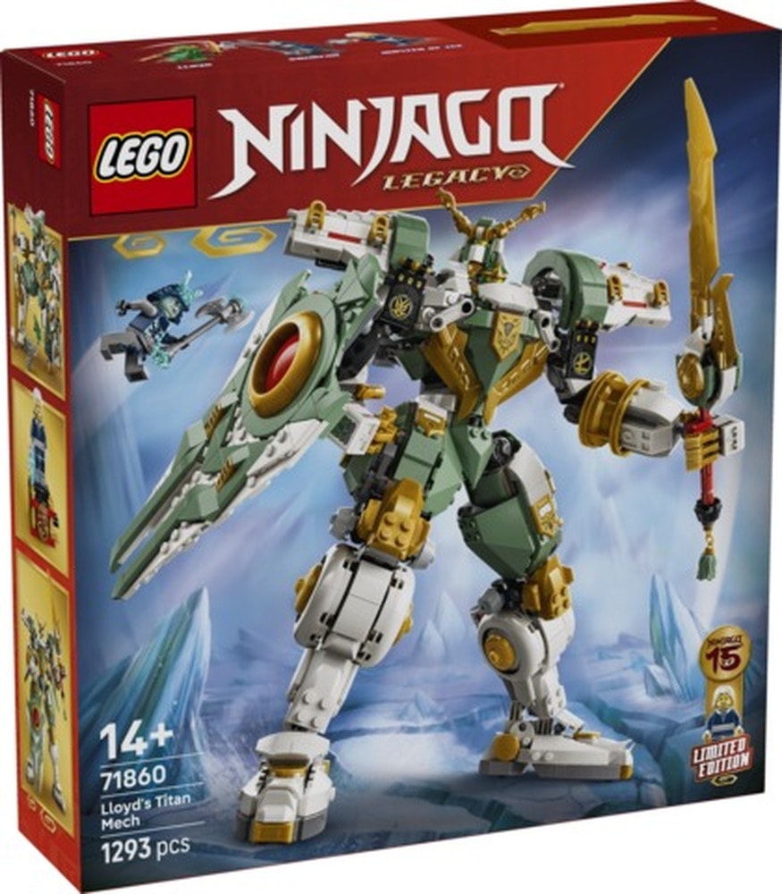 LEGO Ninjago Tytanowy Mech Lloyda 15 Rocznica 71860