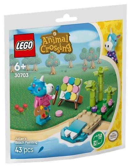 LEGO Animal Crossing Julian and Beach Picture - creative play set