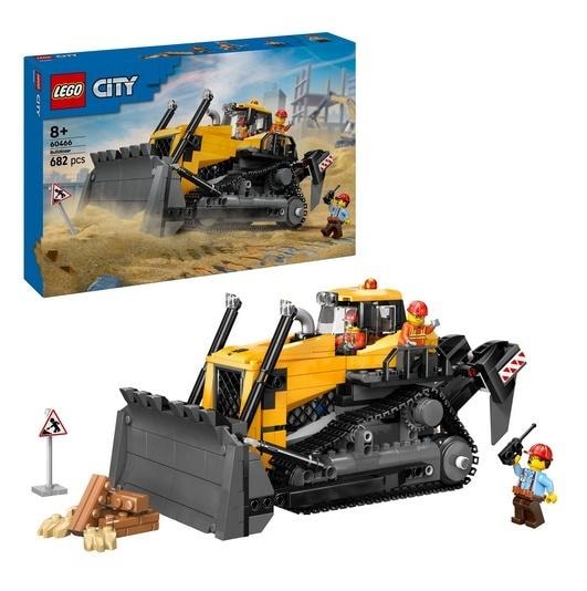 LEGO City Yellow Bulldozer - Construction set for little builders
