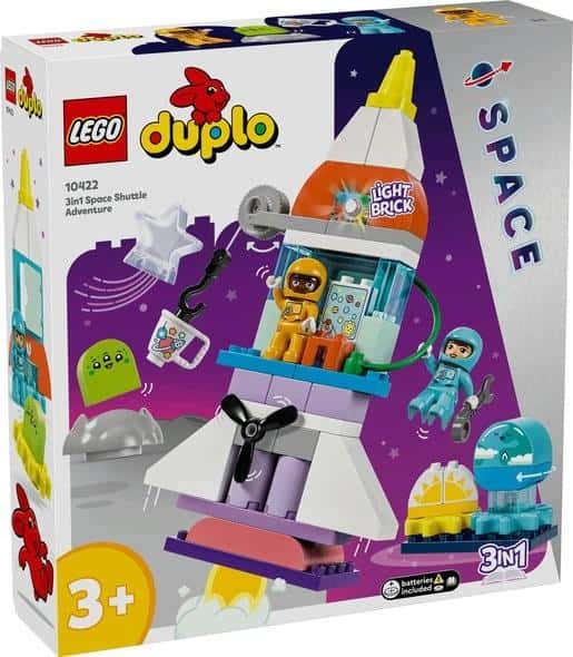 LEGO DUPLO 10422 Space Shuttle Adventure 3 in 1 - space fun for the little ones