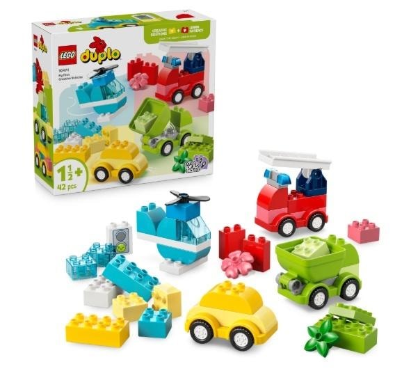 LEGO DUPLO My First Creative Vehicles - 42 pieces for toddlers
