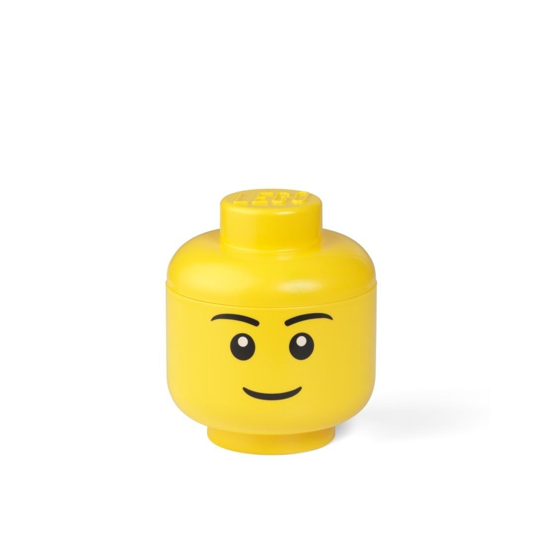 LEGO Storage container head small - boy, ideal for storage