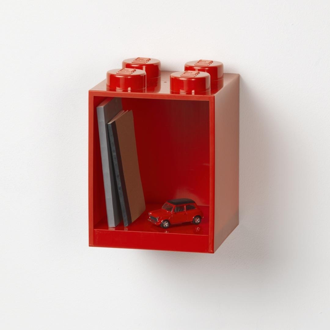 LEGO(R) Red wall shelf - ideal for children's room