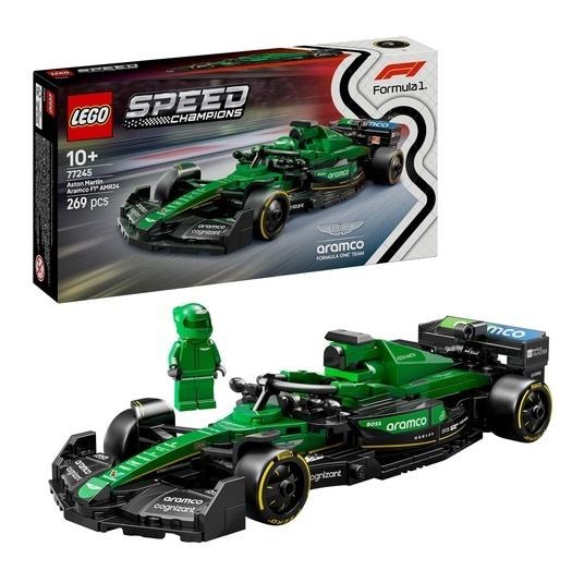 LEGO Speed Champions Aston Martin Aramco AMR24 - F1 Race Car for Motorsport Fans