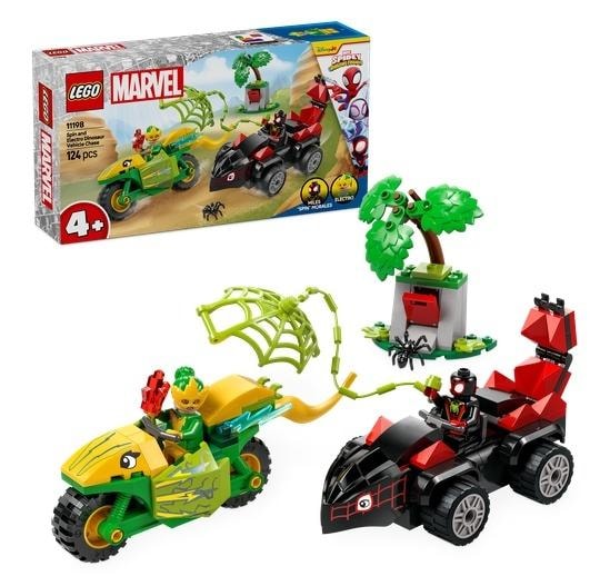 LEGO Marvel Spidey vs. Electro Dino Car Chase - Superhero Set