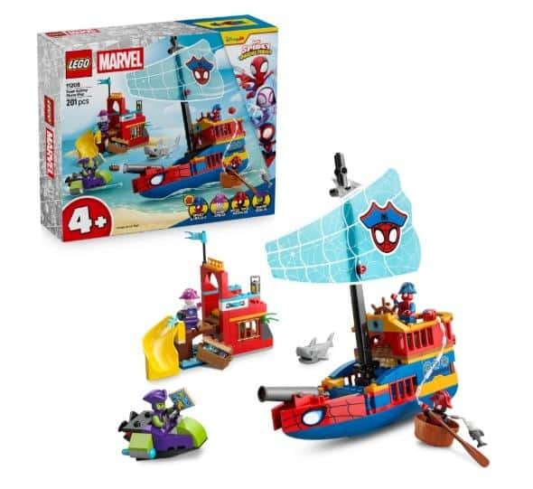 LEGO Marvel Spiderman Spidey Team Pirate Ship - creative fun for kids
