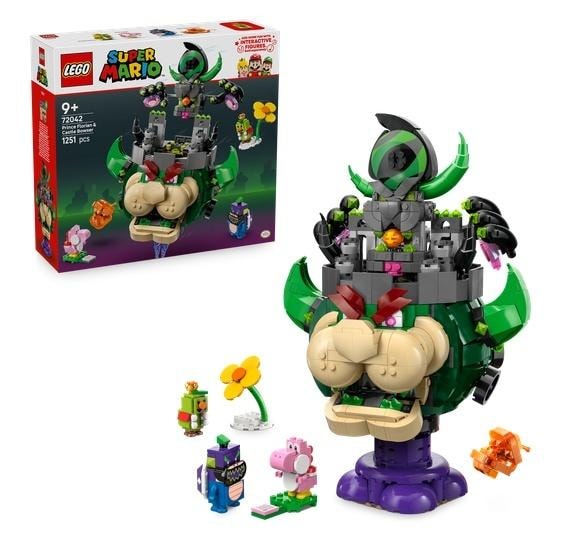 LEGO Super Mario Prince Florian and Bowser's Castle - Building Blocks for Children