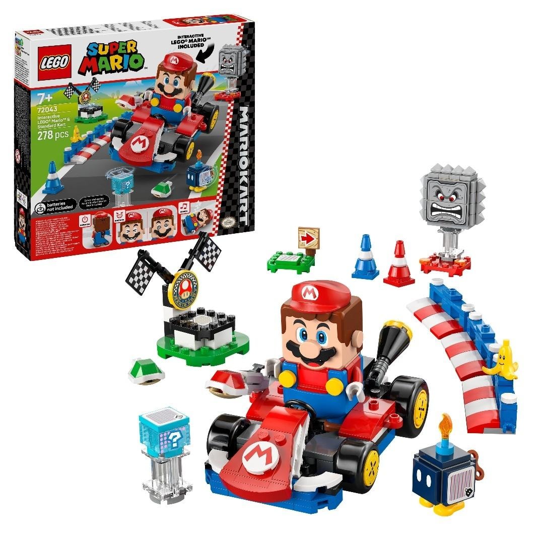LEGO Super Mario Mario Kart Figure - Build your own race track
