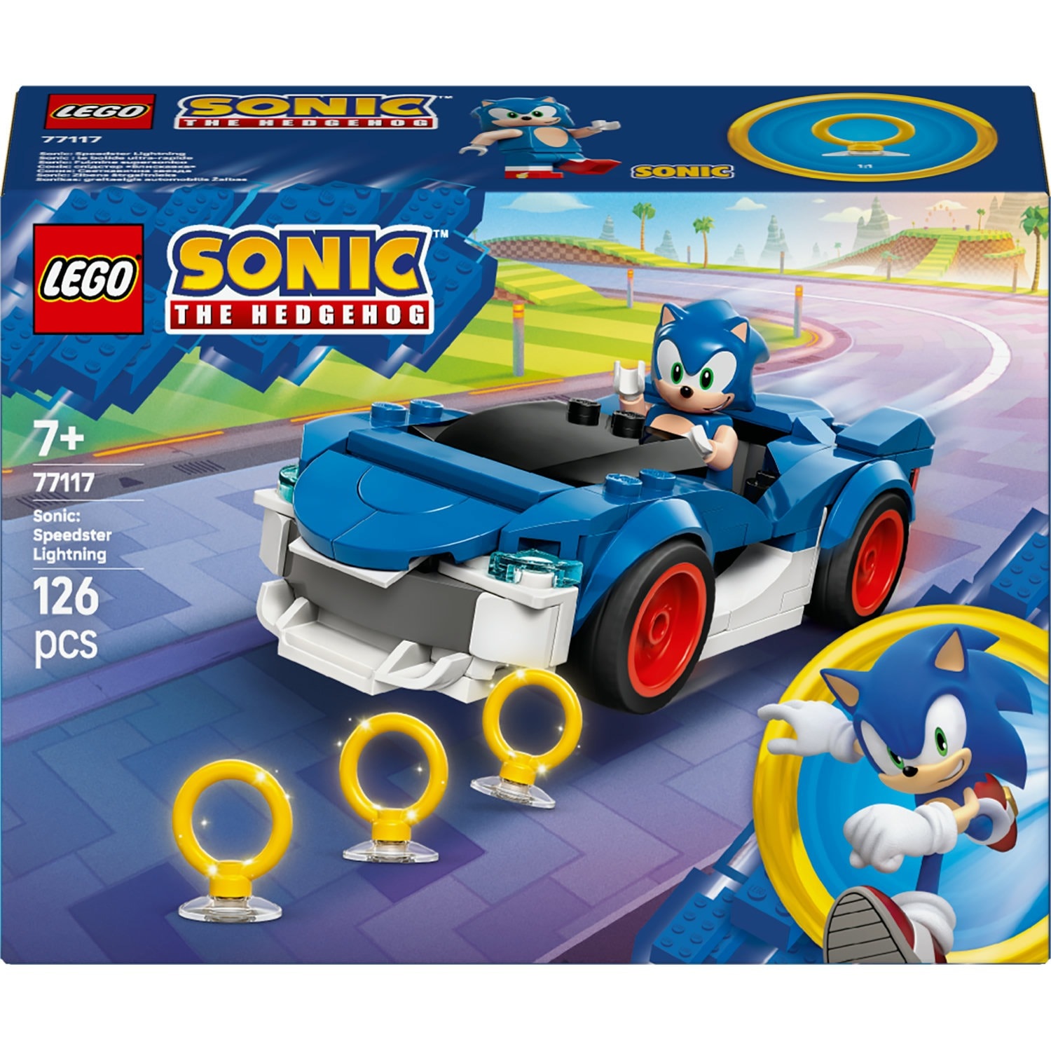 LEGO Sonic 77117 Sonic's Car - Build your own adventure!