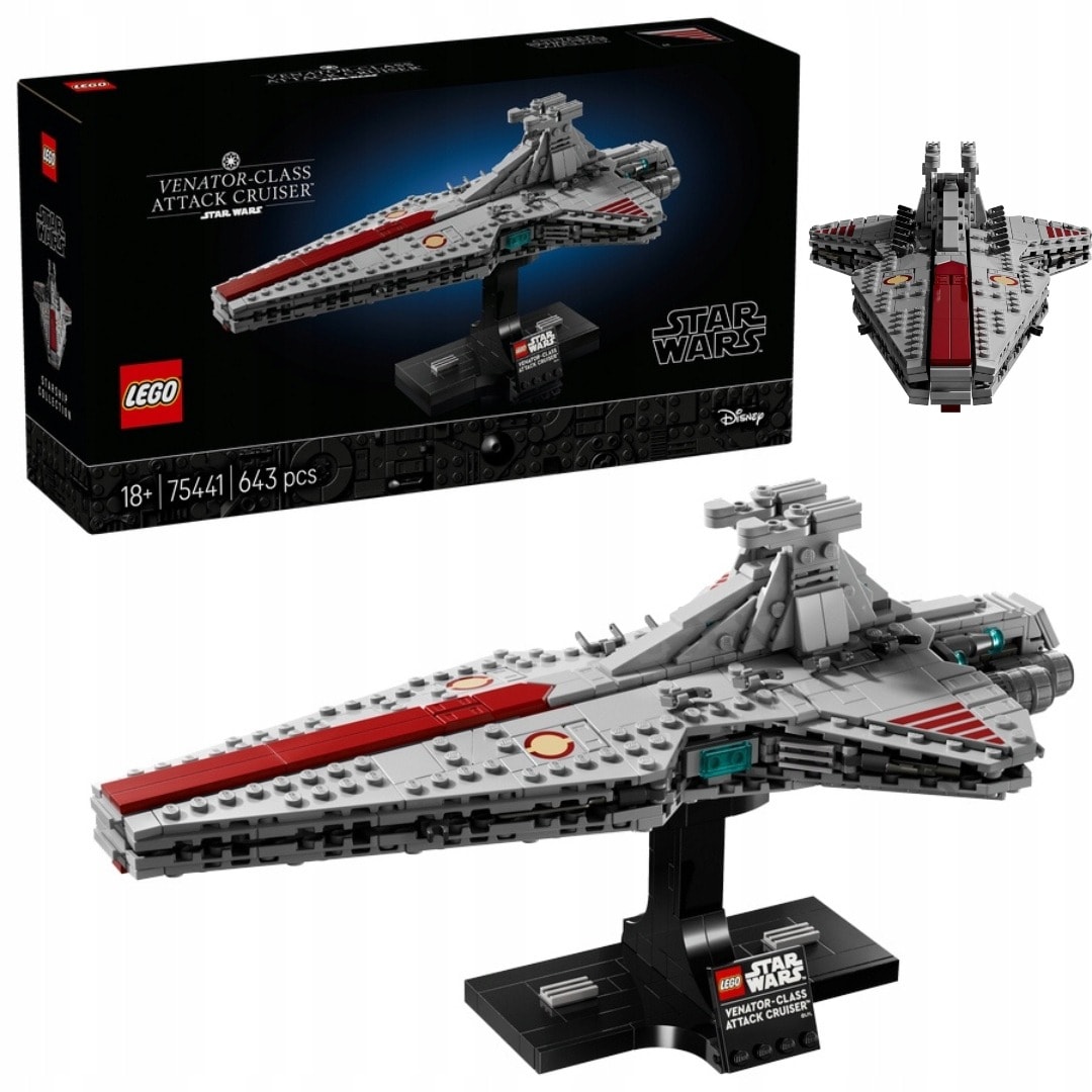 LEGO Star Wars Venator Republic Attack Cruiser 75441 - Build your own cruiser!